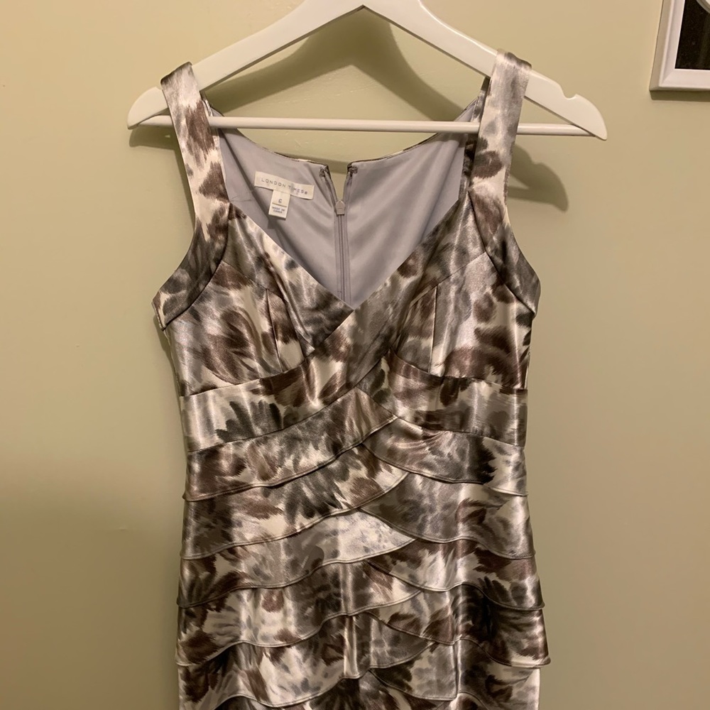 London Times layered dress.
